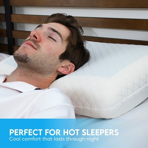 Hypoallergenic Cooling Pillow Set - Ultimate Comfort for Side and Back Sleepers Item image 15