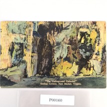 Vtg Endless Caverns New Market Virginia Linen Postcard 40s Underground C... - $187.41 MXN