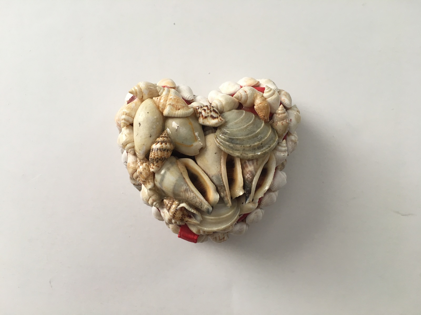 Nanco Heart Shaped Seashells Trinket Box - $5.75