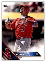 2016 Topps Albert Pujols  Los Angeles Angels #500a Baseball card   MATV4 - £1.71 GBP