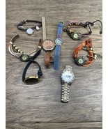 Lot of 8 Watches Disney Mickey Mouse Geneva Rumba AS IS FOR PARTS ONLY K... - $9.89