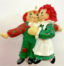 Vintage Raggedy Ann Andy Dancing Christmas Ornament 1998 - £13.39 GBP