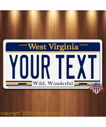 Custom WEST VIRGINIA  Aluminum Vanity License Plate Tag Personalized New - £14.05 GBP