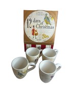 Williams Sonoma 12 Days Of Christmas Mugs Set Of 4 READ - $28.70