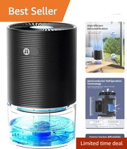 25oz Mini Dehumidifier - Quiet Operation with Auto Shutoff for Bedroom &amp;... - $98.95