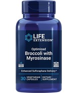 Life Extension Optimized Broccoli with Myrosinase 30 vegetarian capsules - $501.79 MXN
