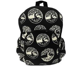 Mia Jewel Shop Tree of Life Large Backpack Nature Print Pattern Adjustable Strap - £27.62 GBP