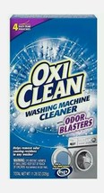 NEW OxiClean Washing Machine Cleaner with Odor Blasters, 4 Packet Count Amazing! - £11.18 GBP