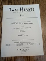 1930 &quot;Two Hearts In Waltz Time&quot; German Movie Sheet Music &quot;Two Hearts&quot; - £23.84 GBP