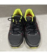 Men's 9 D ASICS Kayano 19 Black/ Red/ Yellow Very Nice - $9.90