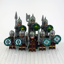 8pcs The Lord Of The Rings Rohan army Rohirrim Warrior Royal Guard Minifigures - £14.83 GBP