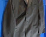 BLACK, WHITE STRIPED CALVIN KLEIN FORMAL DRESS COAT 42X34 - $108.70