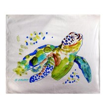 Betsy Drake Baby Sea Turtle Throw - £51.87 GBP