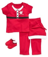 NEW Boys First Impressions 0-6 or 6-12 Months Christmas Santa 4 Piece Set - £7.20 GBP