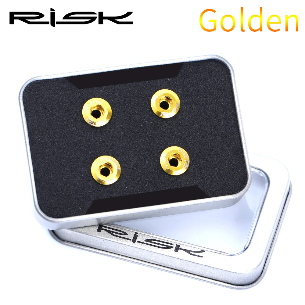 RISK Road Bike Bicycle M8x10 Chainring Chain Wheel Gear Fixing Bolts Screws Nuts - £103.68 GBP