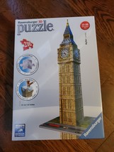 Ravensburger 3D "Big Ben" 216 Piece Puzzle #12554 Made in Germany 2011 - $14.01