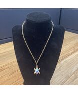 Vintage Gold Tone Turtle Necklace Estate Fashion Jewelry KG JD - $14.85