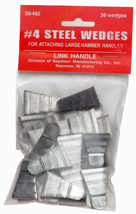 Link Handles 64147 Corrugated Steel Wedges for Sledge Hammers, No. 5, 1 ... - $25.18