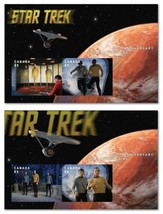Canada Stamps Star Trek 50th Anniversary Lenticular Souvenir Sheet Enlargement - £232.58 GBP