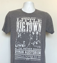 Little Big Town Live at the Mother Church Ryman 2017 T Shirt Mens Medium 50/50 - £17.16 GBP