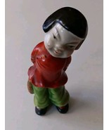 Asian Woman Figurine Beautifully Handpainted 4.5&quot; Tall - $227.42 MXN