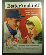 1958 Marlboro Cigarettes Ad - Better makin&#39;s - £14.55 GBP