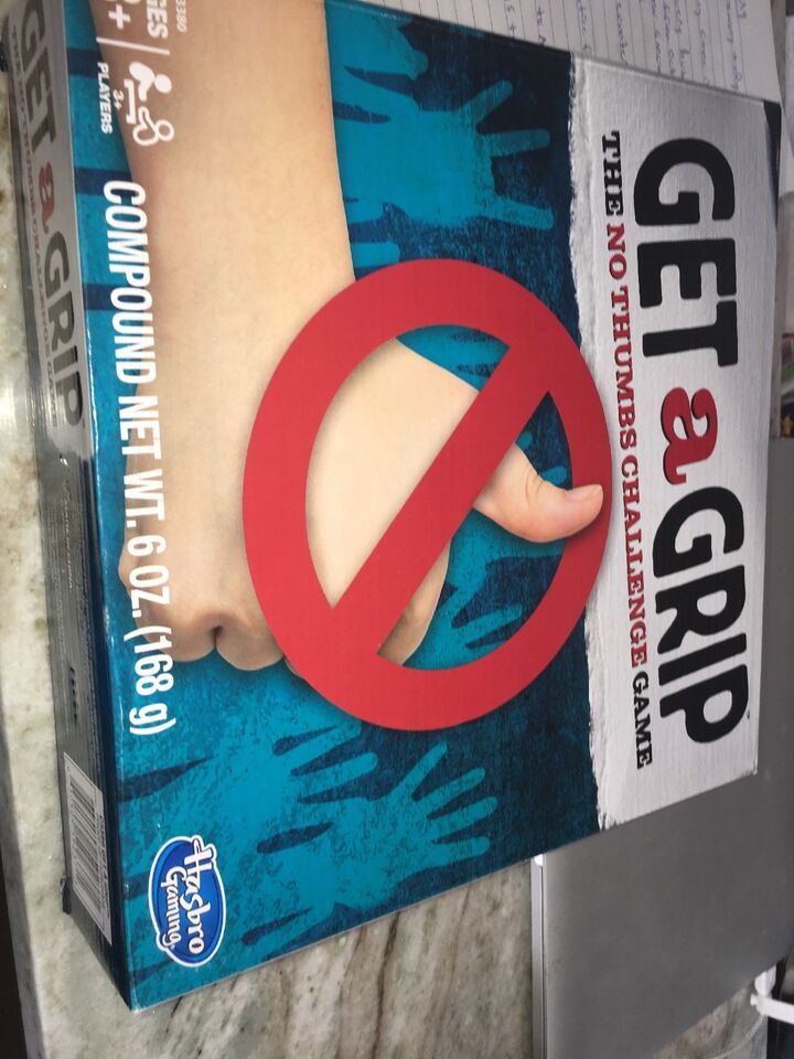 Hasbro Gaming Get A Grip The No Thumb Challenge Game - $28.71