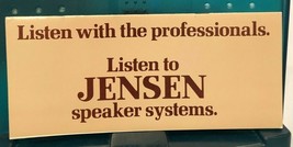 JENSEN HOME SPEAKER PRODUCT LINE CATALOG (18 PAGE BOOKLET BROCHURE) - $9.00