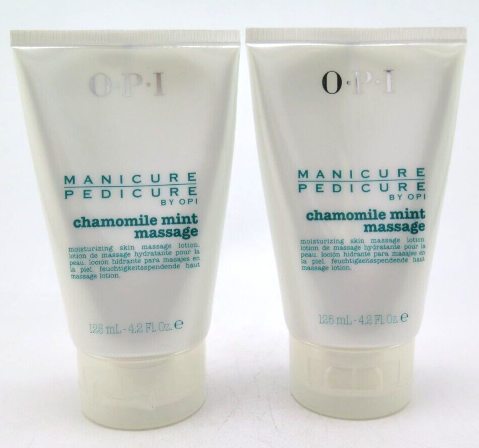 O.P.I Manicure/Pedicure Chamomile Mint Massage 4.2 fl oz / 125 ml *Twin Pack* - $15.85