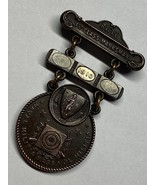 CIRCA 1910, NAVAL MASSACHUSETTS VOLUNTEER MILITIA, RIFLE, MARKSMAN, MEDAL - £316.54 GBP
