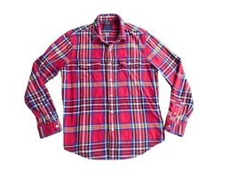 American Eagle Men’s Medium Heavy Flannel Plaid Shirt EXCELLENT CONDITION  - $240.70 MXN