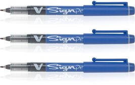 Pilot 019592 V Sign Pen (Blue - Pack of 18) - £22.69 GBP+