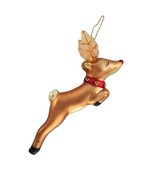 Pottery Barn Reindeer Rudolph Ornament Blown Glass Christmas - $69.99