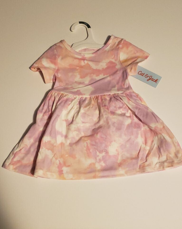 Toddler Girls' Tie-Dye Dress - Cat & Jack Pink