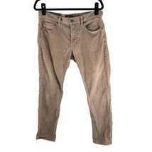 J.Crew Mens Jeans 484 Slim Corduroy Straight Leg Pocket Mid-Rise Beige 3... - $21.14