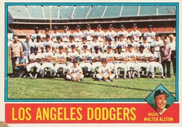 1976 Topps LOs Angeles Dodgers Team Card 46 VG - £0.78 GBP