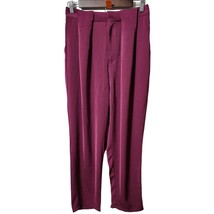 VICI Purple Pleated Pants Womens Medium Elastic Stretch Waist Purple Mauve  - $24.95