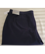NWT CJ Christopher &amp; Banks Navy Blue Classic Fit Pants Size 24W - $19.79