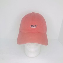 Vineyard Vines Whale Strapback Hat Cap Womens Adjustable Coral Salmon - £15.47 GBP