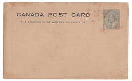 1903 Canada KEVII Postal Stationery Card Sc UX22 Dark Buff Unused - £3.98 GBP