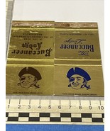 Lot Of 2 Matchbook Covers  The Buccaneer Lodge  Marathon, FL   gmg  foxing - €12,89 EUR