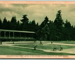 Athletic Field Baseball Game Fort Lewis Washington WA APO 1943 Postcard B13 - £7.86 GBP