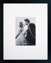 11x14 Black Gallery Picture Frame with 5x7 Great Gift for Wedding and Ce... - $35.04