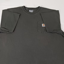 Carhartt K87 306 Loose Fit Men's Gray Cotton Short Sleeve Pocket T-Shirt Sz 2XL image 10