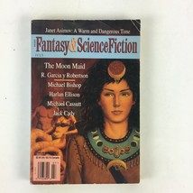 July Fantasy &amp; Science Fiction The Moon Maid Harlan Ellison Jack Cady Janet - $7.48