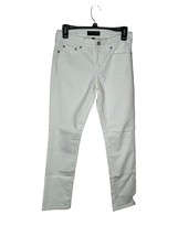 Banana Republic Womens Jeans Skinny Crop Mid-Rise Stretch Denim White Sz... - $19.79