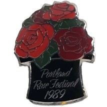 Portland Rose Festival 1989 Lapel Pin Vintage  - $11.87