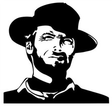 Clint Eastwood #1 sticker VINYL DECAL High Plains Drifter Outlaw Josey Wales - £5.32 GBP