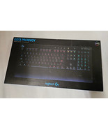 Logitech G213 Prodigy Gaming Keyboard Membrane Black RGB USB Numpad Palm... - $26.68