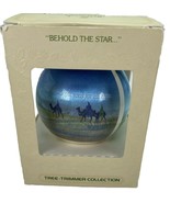 Vintage 1979 Hallmark Satin Christmas Ornament Behold the Star Unbreakab... - $11.98 CAD